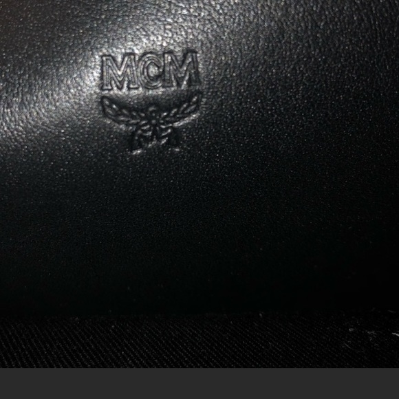 NWT MCM Large Leather Logo Backpack main image 8